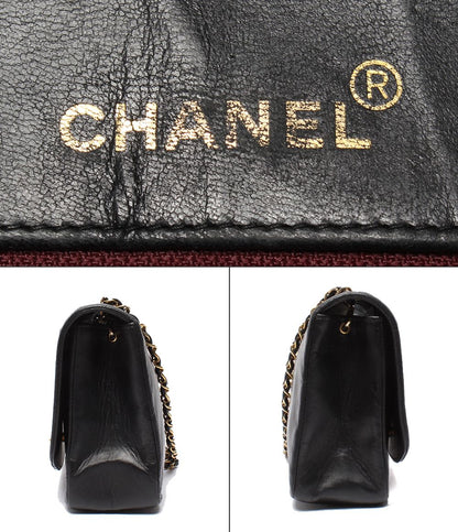 Chanel Chain Shoulder Bag Gold Single Flap Diana Quilted Lambskin — view 4