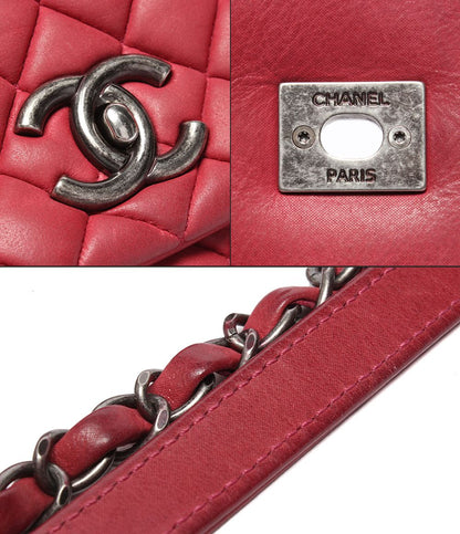 Chanel Chain Shoulder Bag Silver Bubble Quilt Quilted — view 7