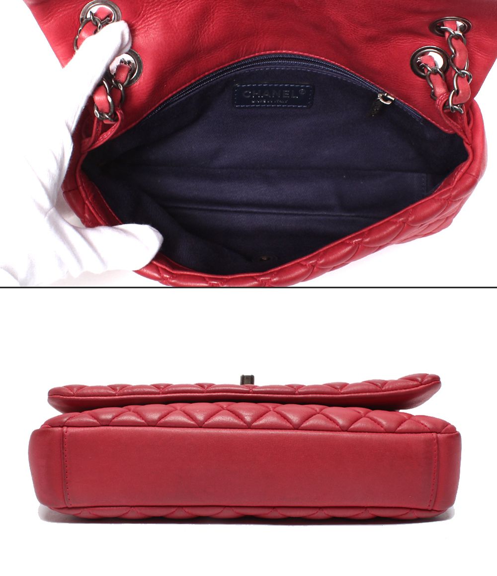 Chanel Chain Shoulder Bag Silver Bubble Quilt Quilted — view 3