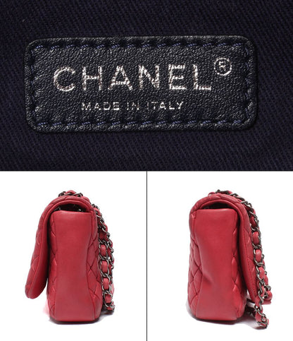 Chanel Chain Shoulder Bag Silver Bubble Quilt Quilted — view 4