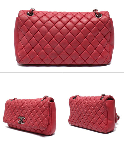 Chanel Chain Shoulder Bag Silver Bubble Quilt Quilted — view 2