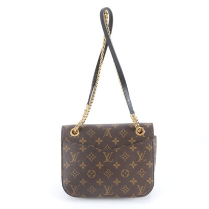 Louis Vuitton Monogram Passi with Leather 2-Way Shoulder Bag Crossbody Tote Ree — view 4