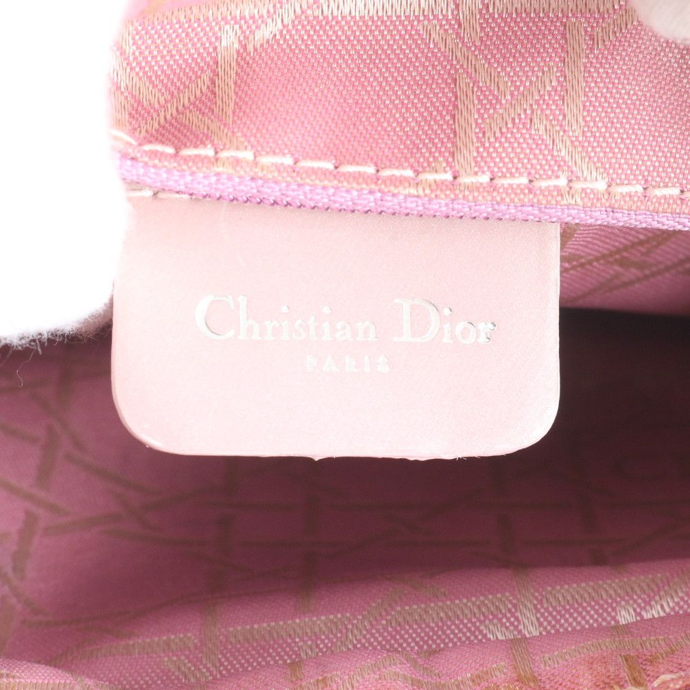 Dior Cannage Lady Leather 2-Way Shoulder Bag Hand Tote Ree — view 8