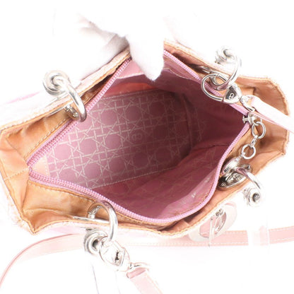 Dior Cannage Lady Leather 2-Way Shoulder Bag Hand Tote Ree — view 7