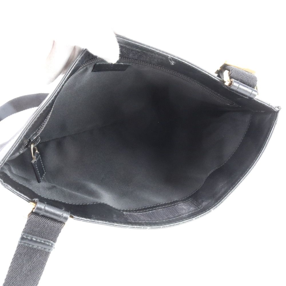 Gucci GG Canvas 019 Leather Shoulder Bag Crossbody Messenger Business Ree — view 6