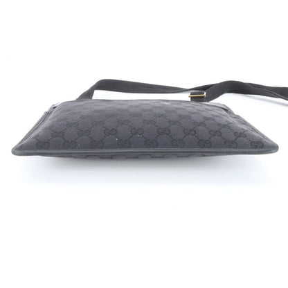 Gucci GG Canvas 019 Leather Shoulder Bag Crossbody Messenger Business Ree — view 4