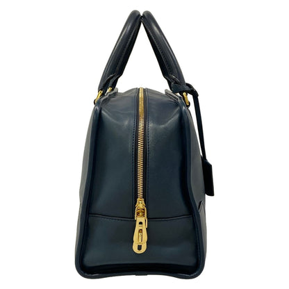 Loewe Handbag Amazona 36 Blue Leather — view 2