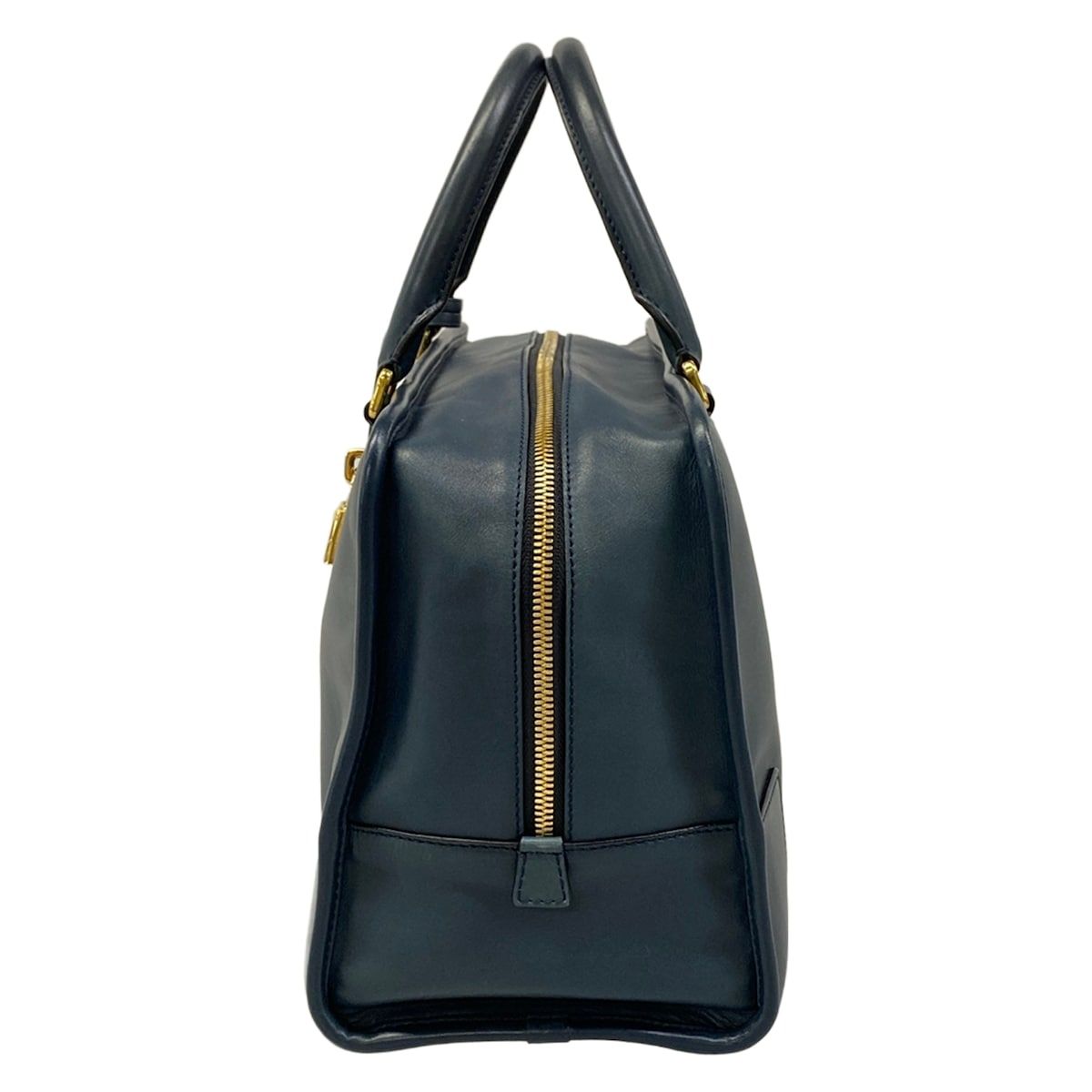Loewe Handbag Amazona 36 Blue Leather — view 4