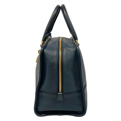 Loewe Handbag Amazona 36 Blue Leather — view 4