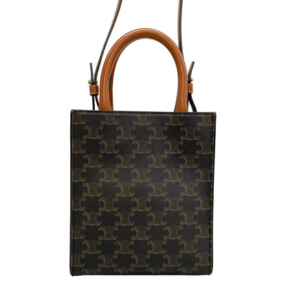Celine Handbag Mini Vertical Cover Dark Brown Leather — view 3