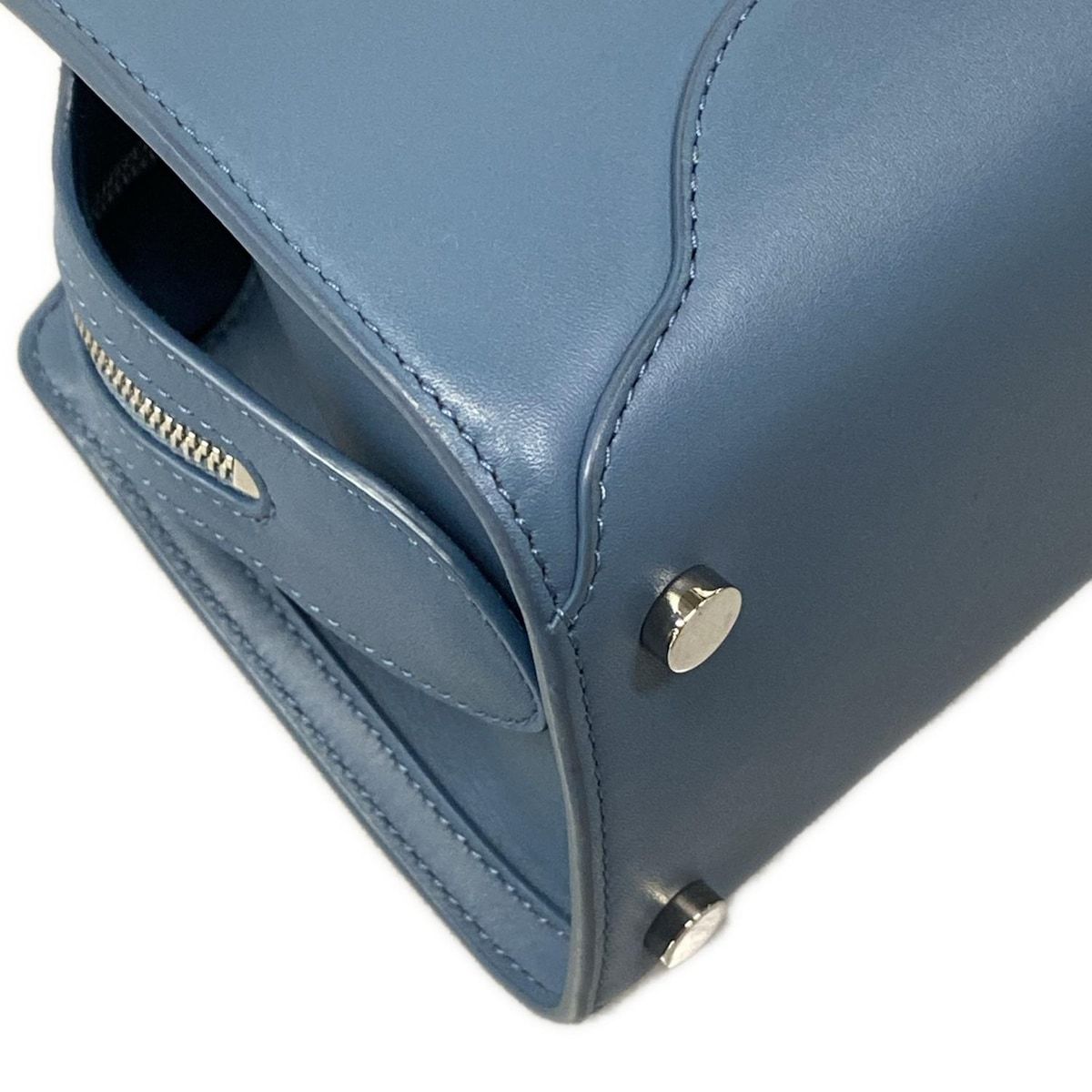 Loro Piana Handbag Sesia Micro Bag Blue — view 6
