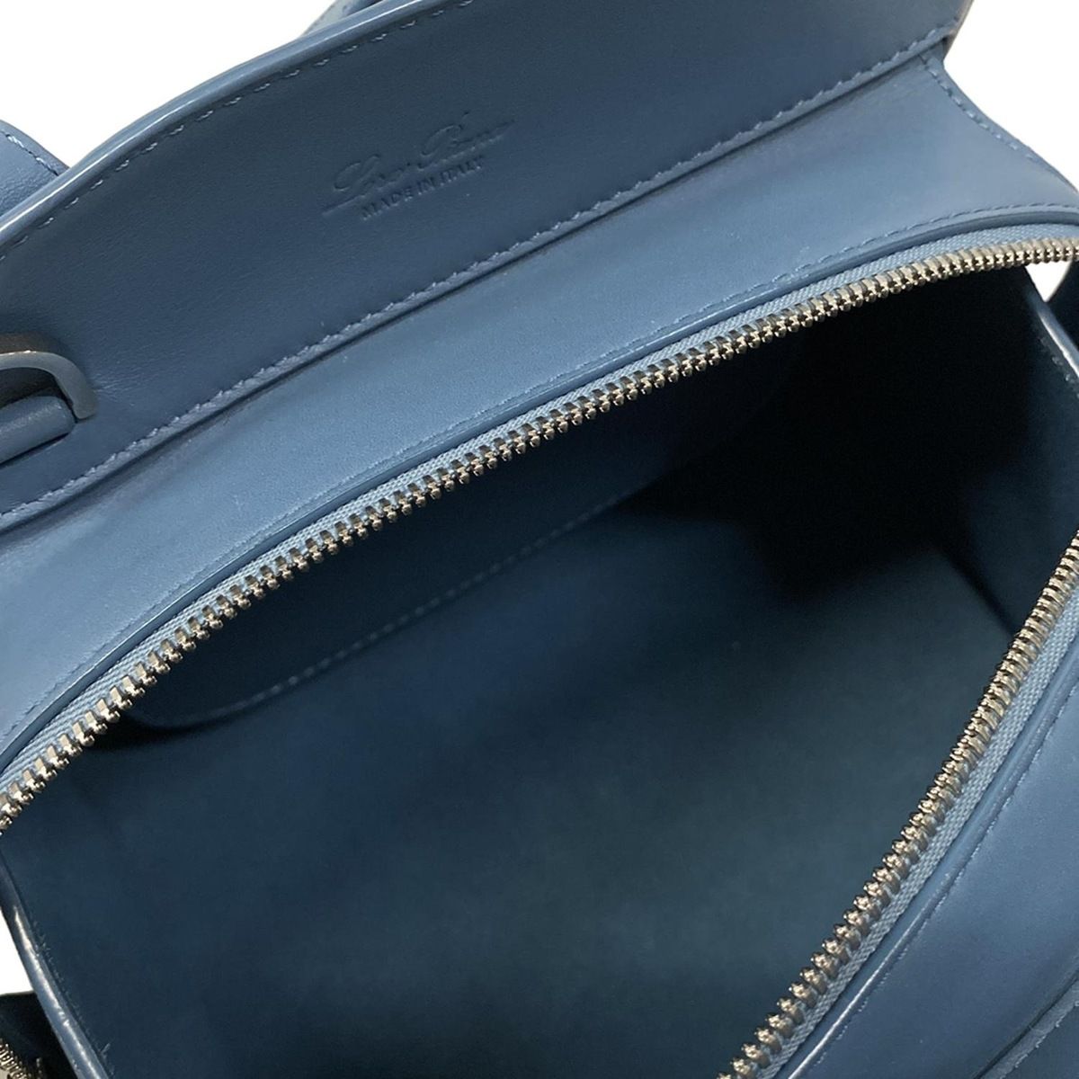 Loro Piana Handbag Sesia Micro Bag Blue — view 7
