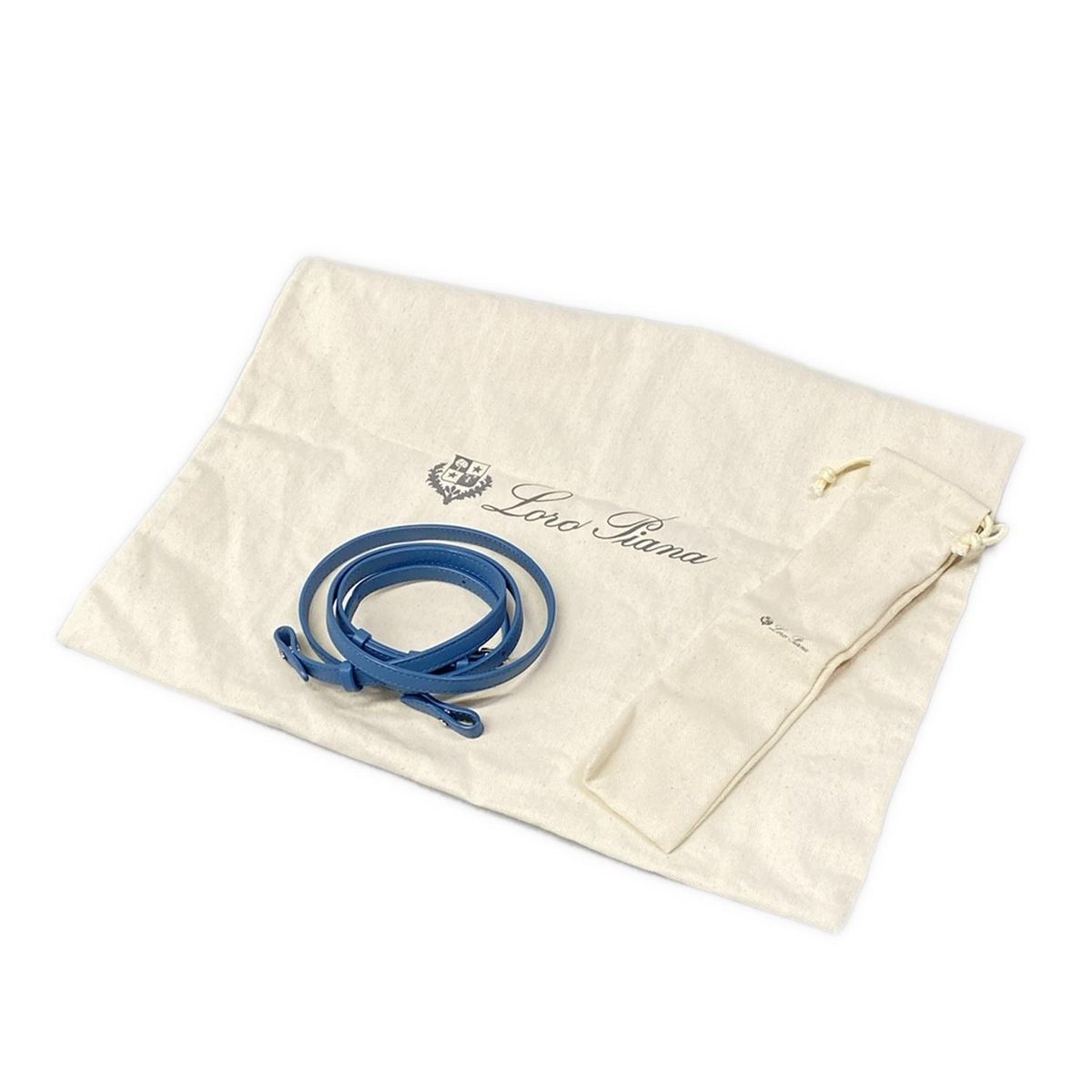 Loro Piana Handbag Sesia Micro Bag Blue — view 8