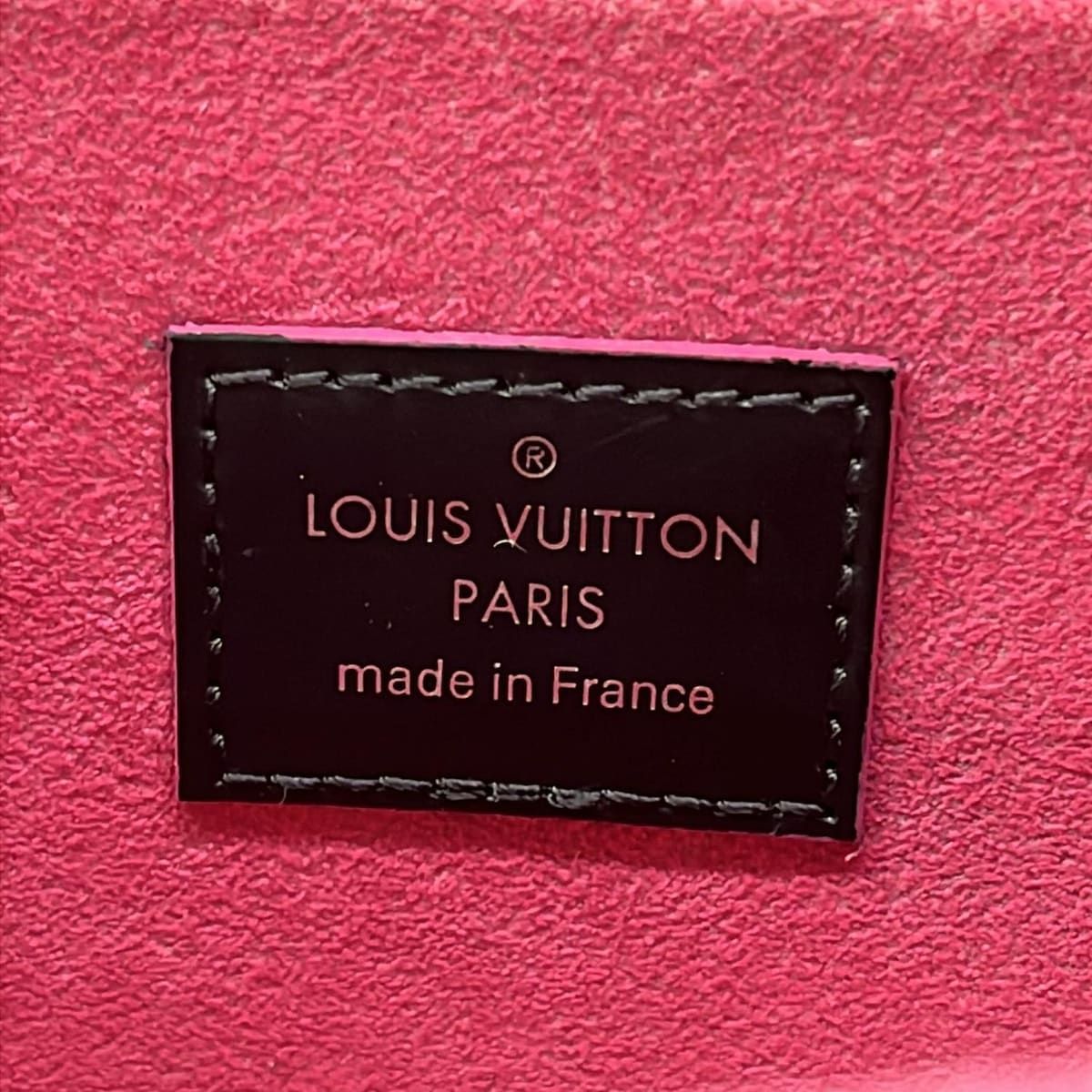 Louis Vuitton Wallet Epi Pochette Felice Noir Hot Pink Leather — view 5
