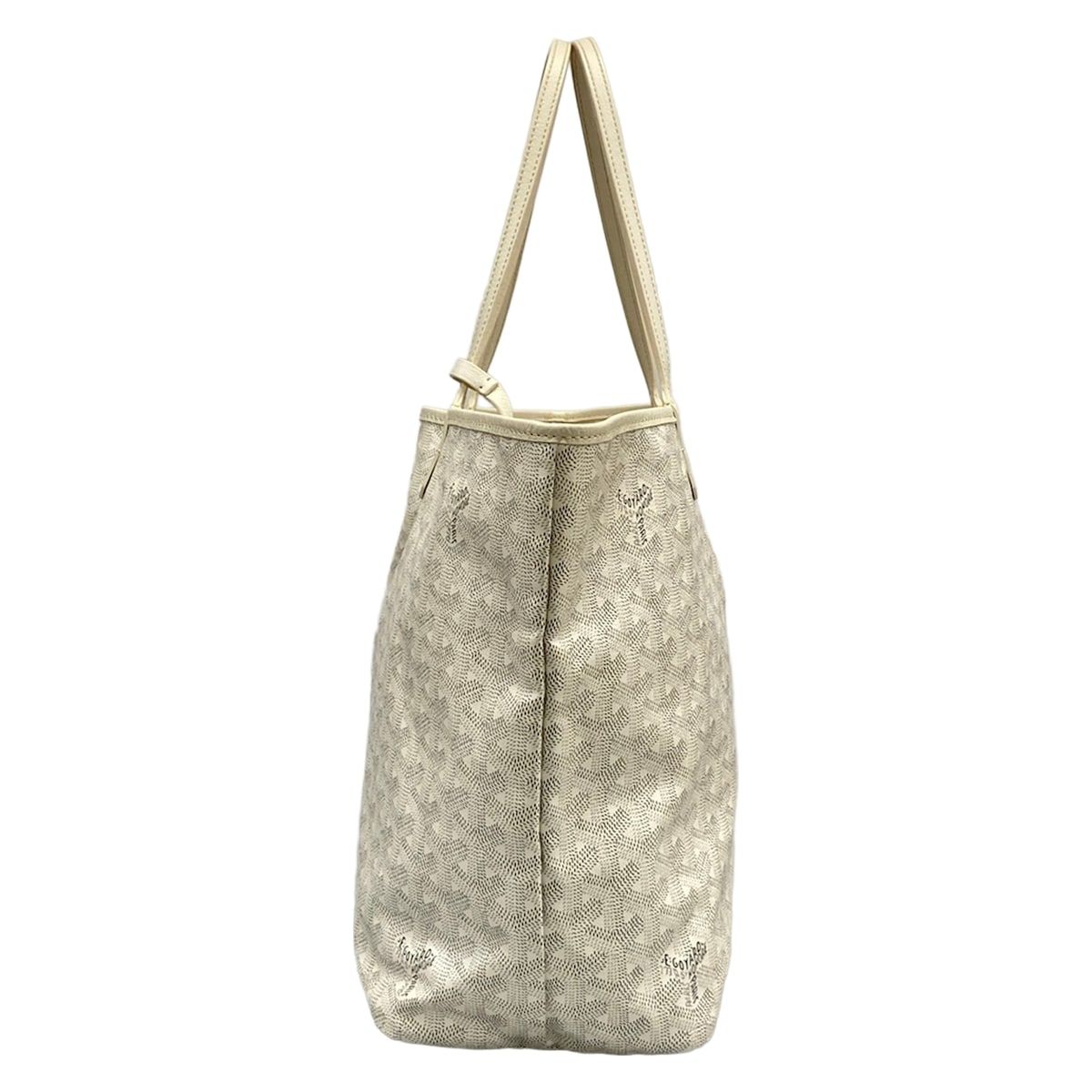 Goyard Tote Saint Louis PM White Leather — view 2