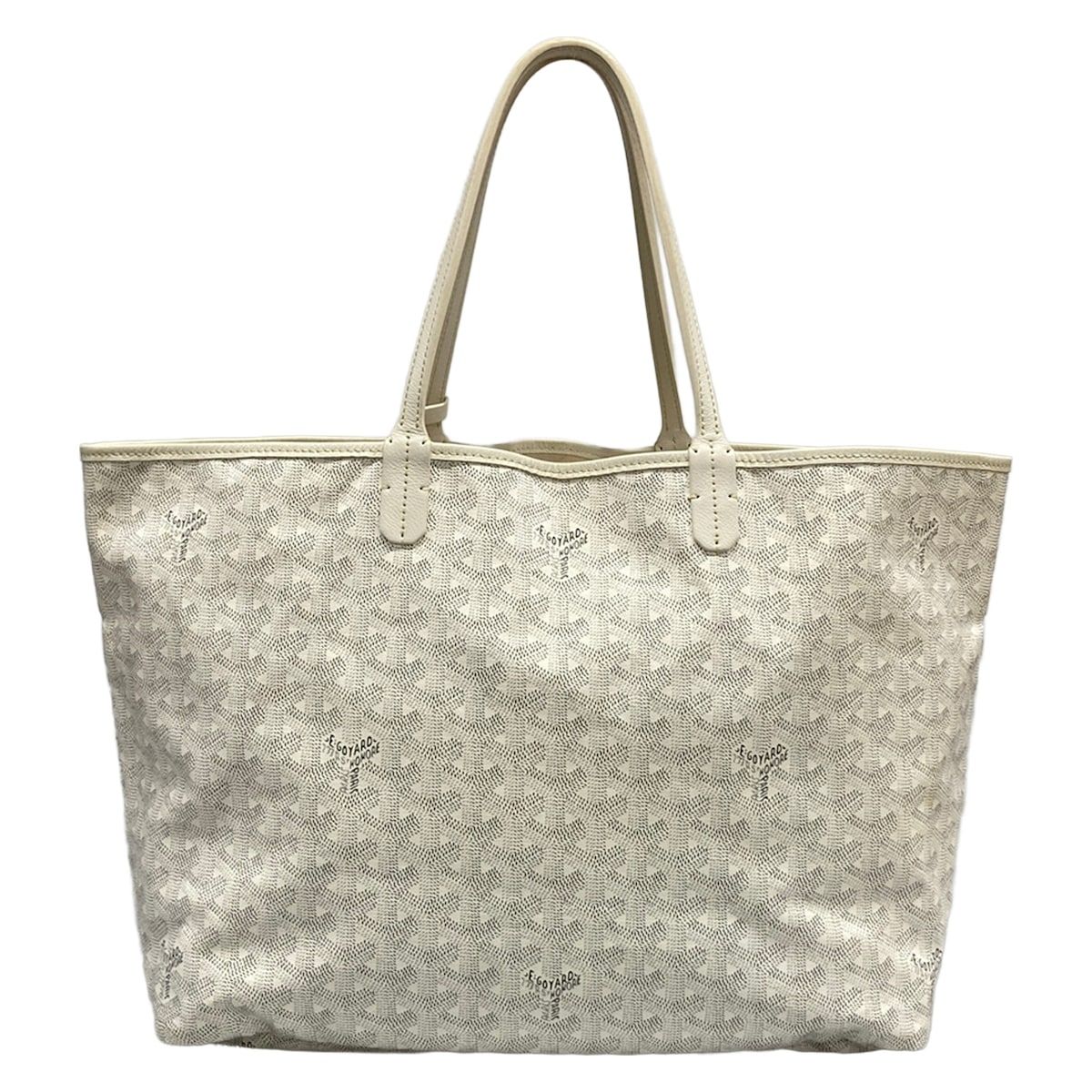 Goyard Tote Saint Louis PM White Leather