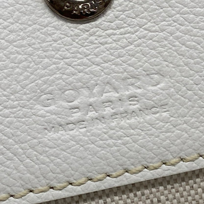 Goyard Tote Saint Louis PM White Leather — view 9
