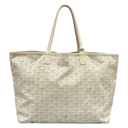 Goyard Tote Saint Louis PM White Leather — view 3