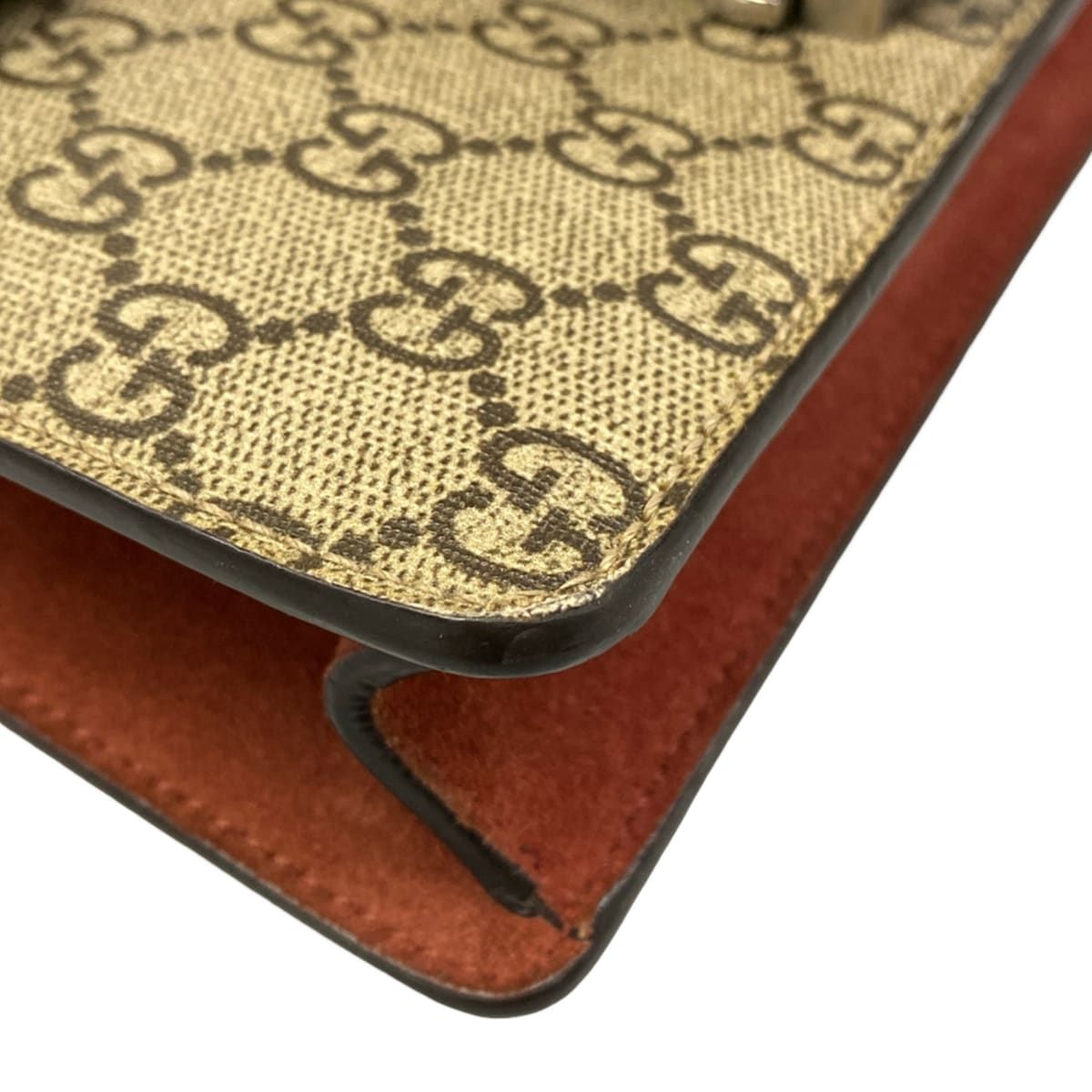 Gucci Shoulder Bag Dionysus GG Blue Mus Beige Ebony Multi Chain — view 6