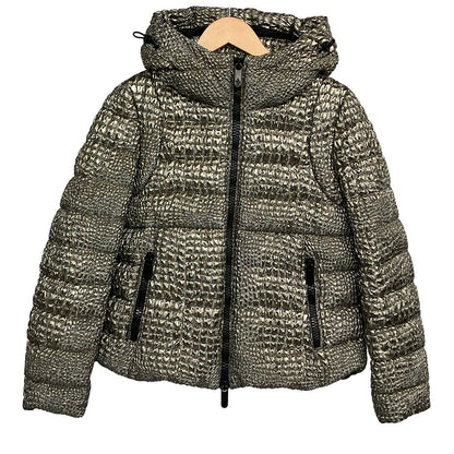 Moncler Down Jacket 1 S Berteuil Gold Long Sleeve Zip Up Autumn Winter