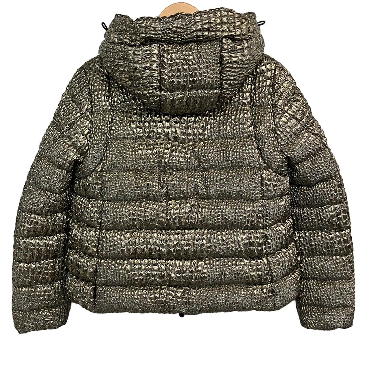 Moncler Down Jacket 1 S Berteuil Gold Long Sleeve Zip Up Autumn Winter — view 2