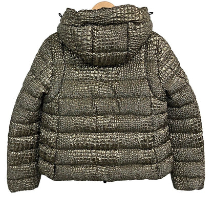 Moncler Down Jacket 1 S Berteuil Gold Long Sleeve Zip Up Autumn Winter — view 2