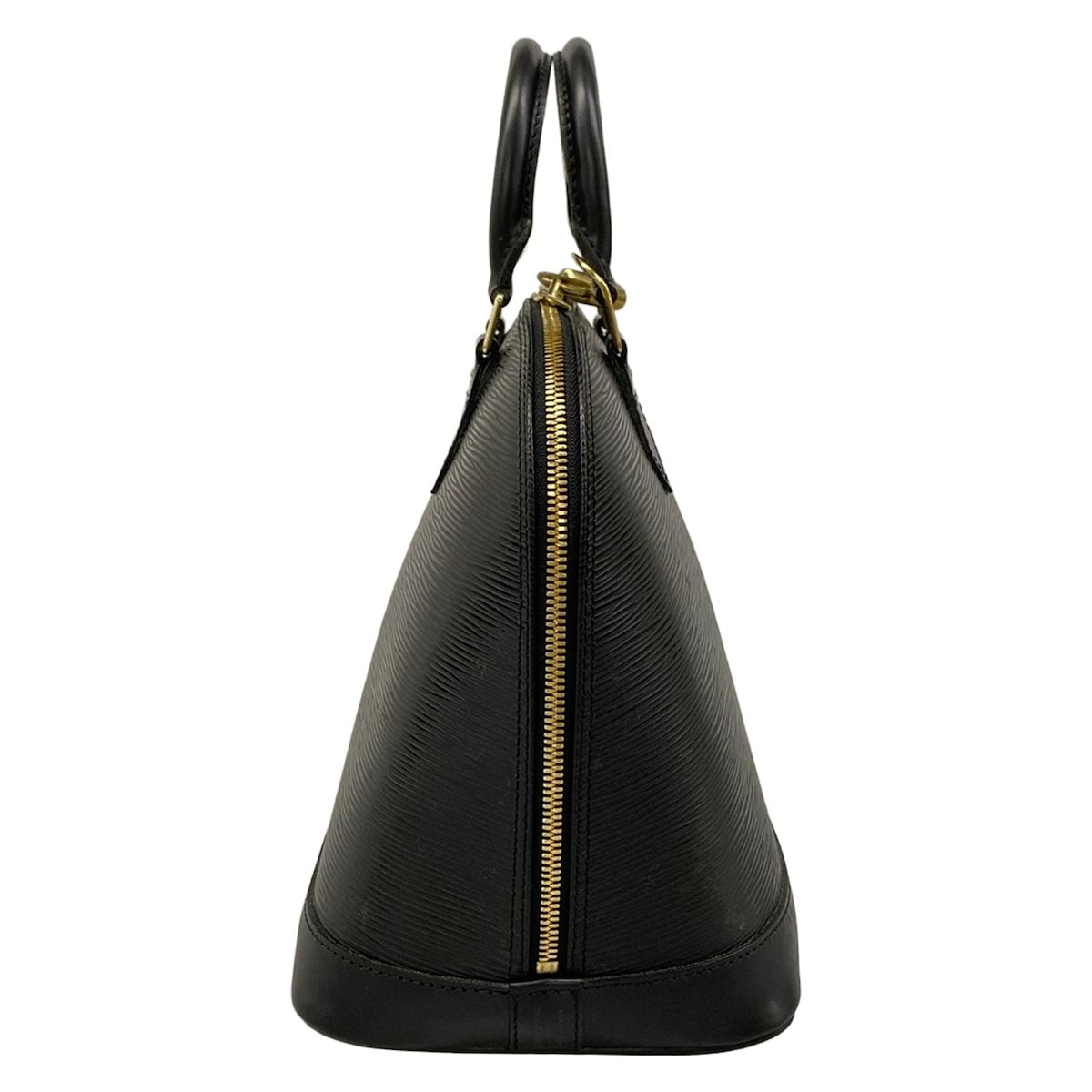 Louis Vuitton Handbag Epi Alma Noir Gold Leather — view 2