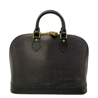 Louis Vuitton Handbag Epi Alma Noir Gold Leather