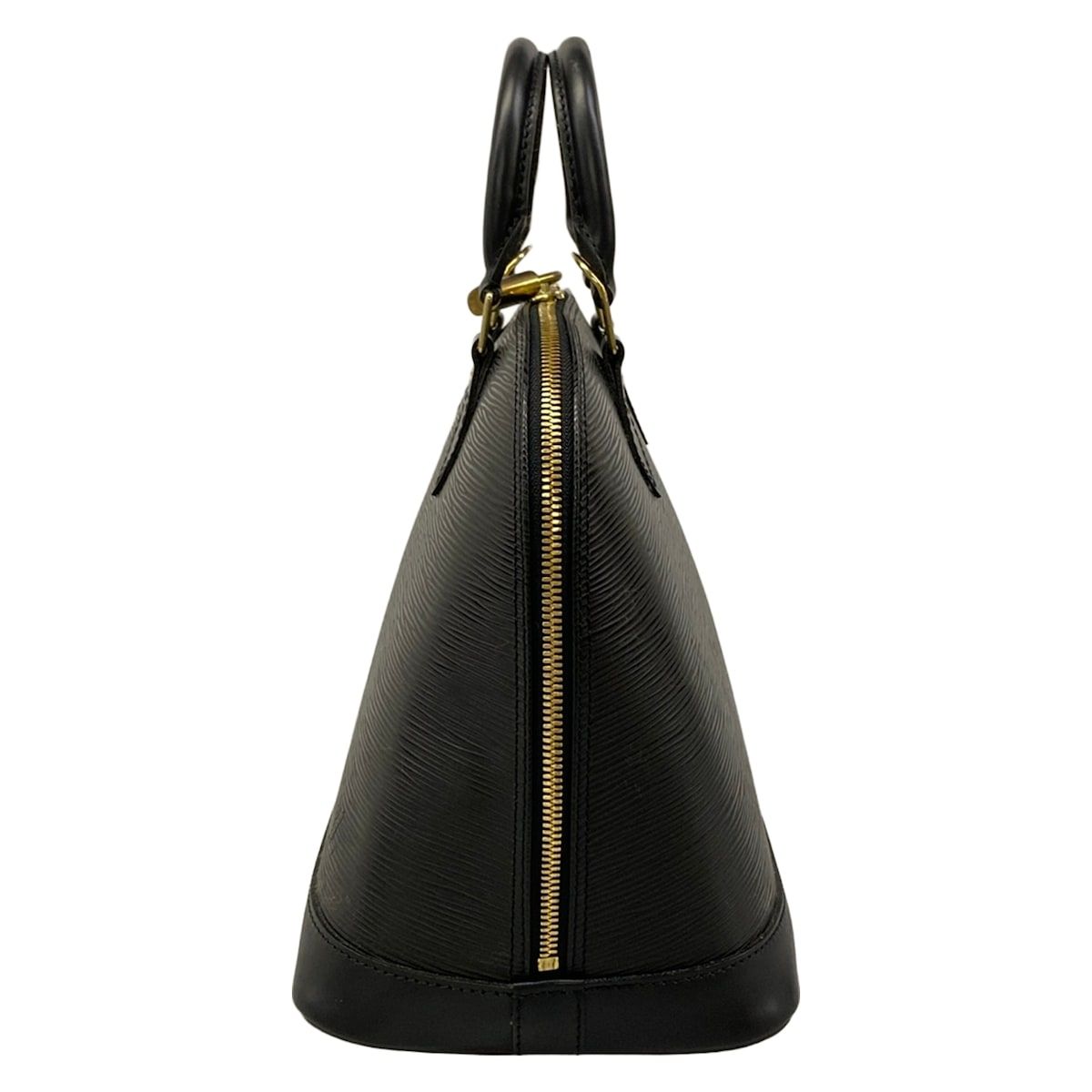 Louis Vuitton Handbag Epi Alma Noir Gold Leather — view 4