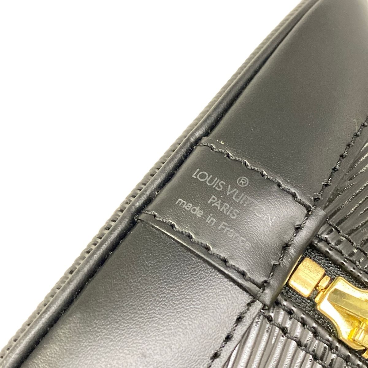 Louis Vuitton Handbag Epi Alma Noir Gold Leather — view 9