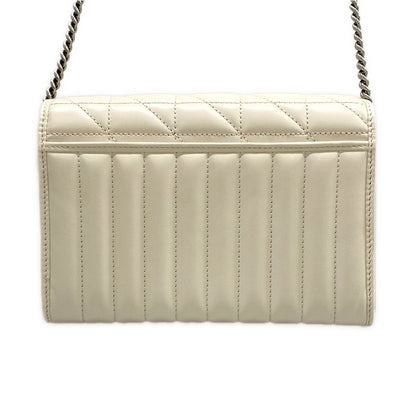 Gucci Wallet GG Marmont Ivory Chain Shoulder Strap Detachable Leather — view 2