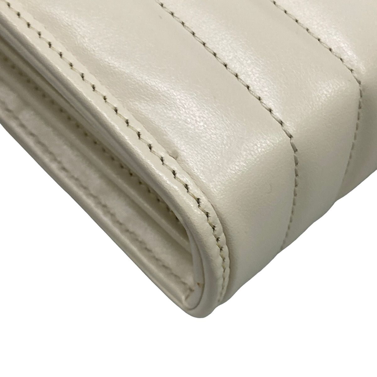 Gucci Wallet GG Marmont Ivory Chain Shoulder Strap Detachable Leather — view 7