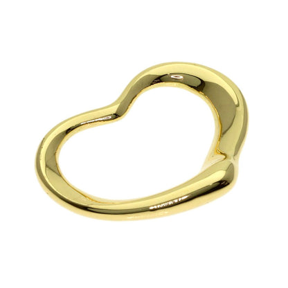 Tiffany & Co Open Heart Pendant Top 18k Yellow Gold