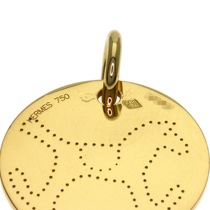Hermes Dada Locking Horse Pendant Top 18k Yellow Gold — view 4