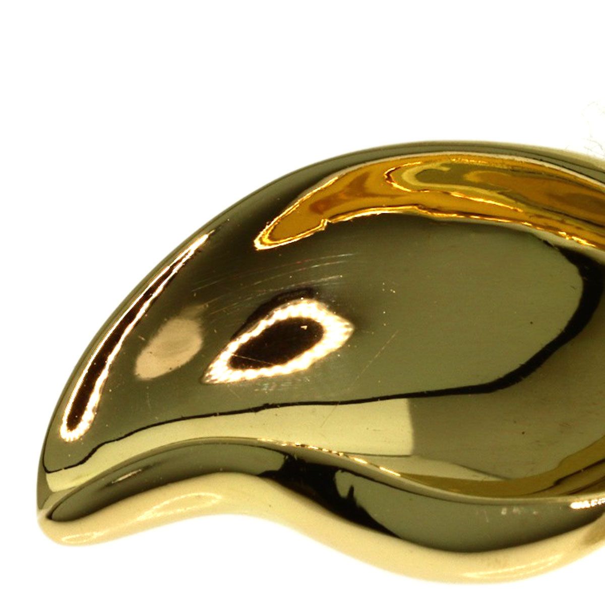Tiffany & Co Leaf Elsa Peretti Pendant Top 18k Yellow Gold — view 5