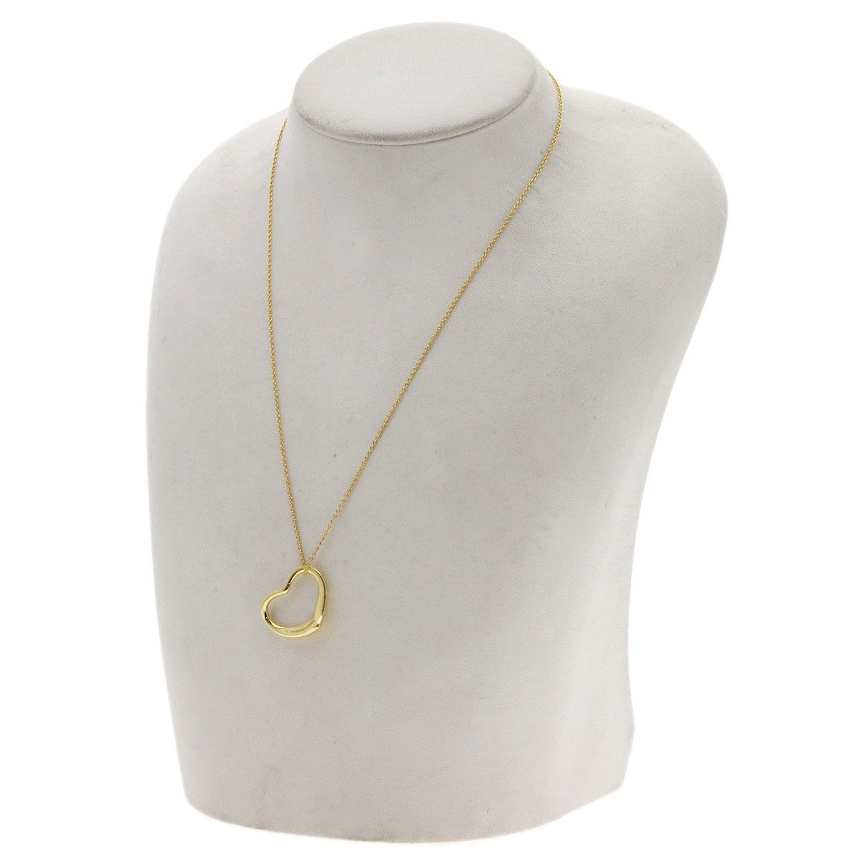 Tiffany & Co Open Heart Necklace 18k Yellow Gold — view 4
