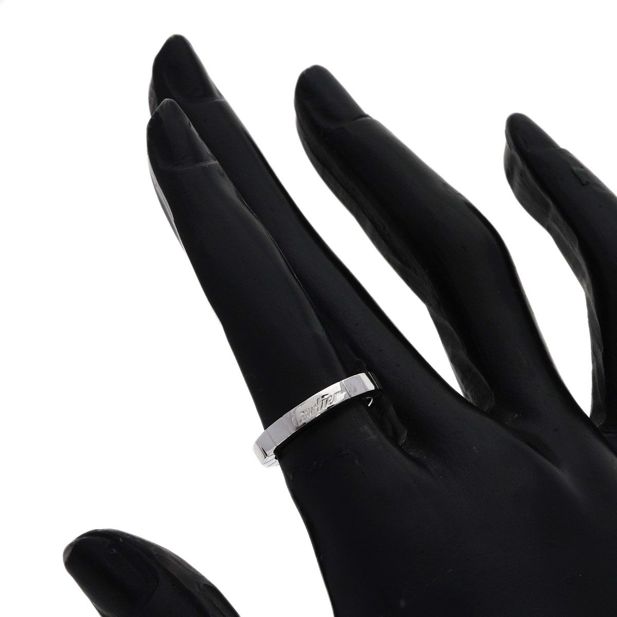 Cartier Lanier 48 Ring 18k White Gold — view 7