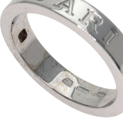 Bvlgari Double Logo Diamond Ring 18k White Gold — view 9