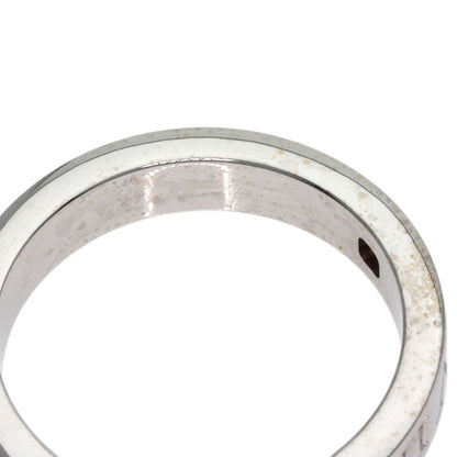 Bvlgari Double Logo Diamond Ring 18k White Gold — view 8