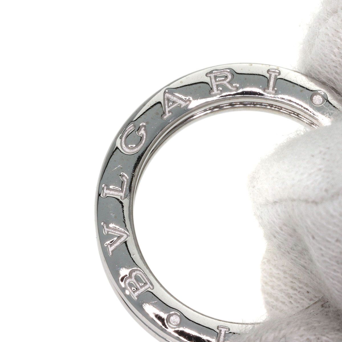 Bvlgari Band Diamond 51 Ring 18k White Gold — view 7