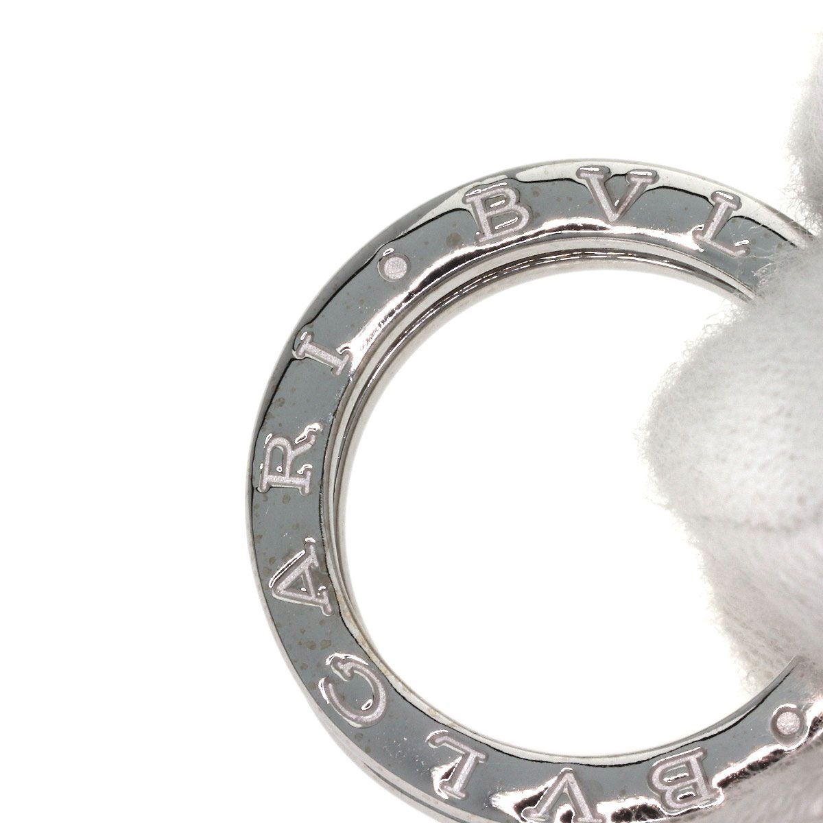 Bvlgari Band Diamond 51 Ring 18k White Gold — view 8
