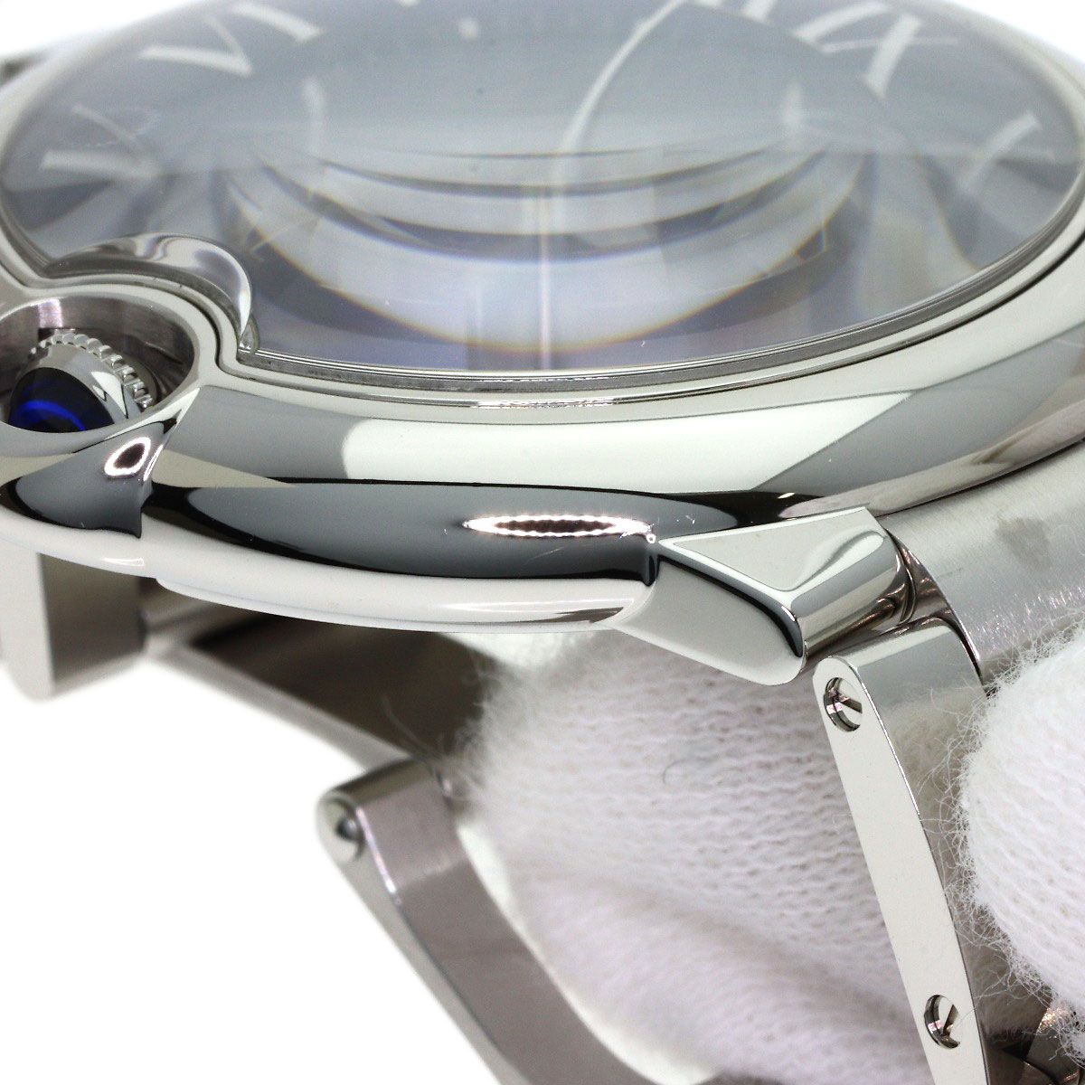 Cartier Baron Blue de 40 mm Watch SS — view 9