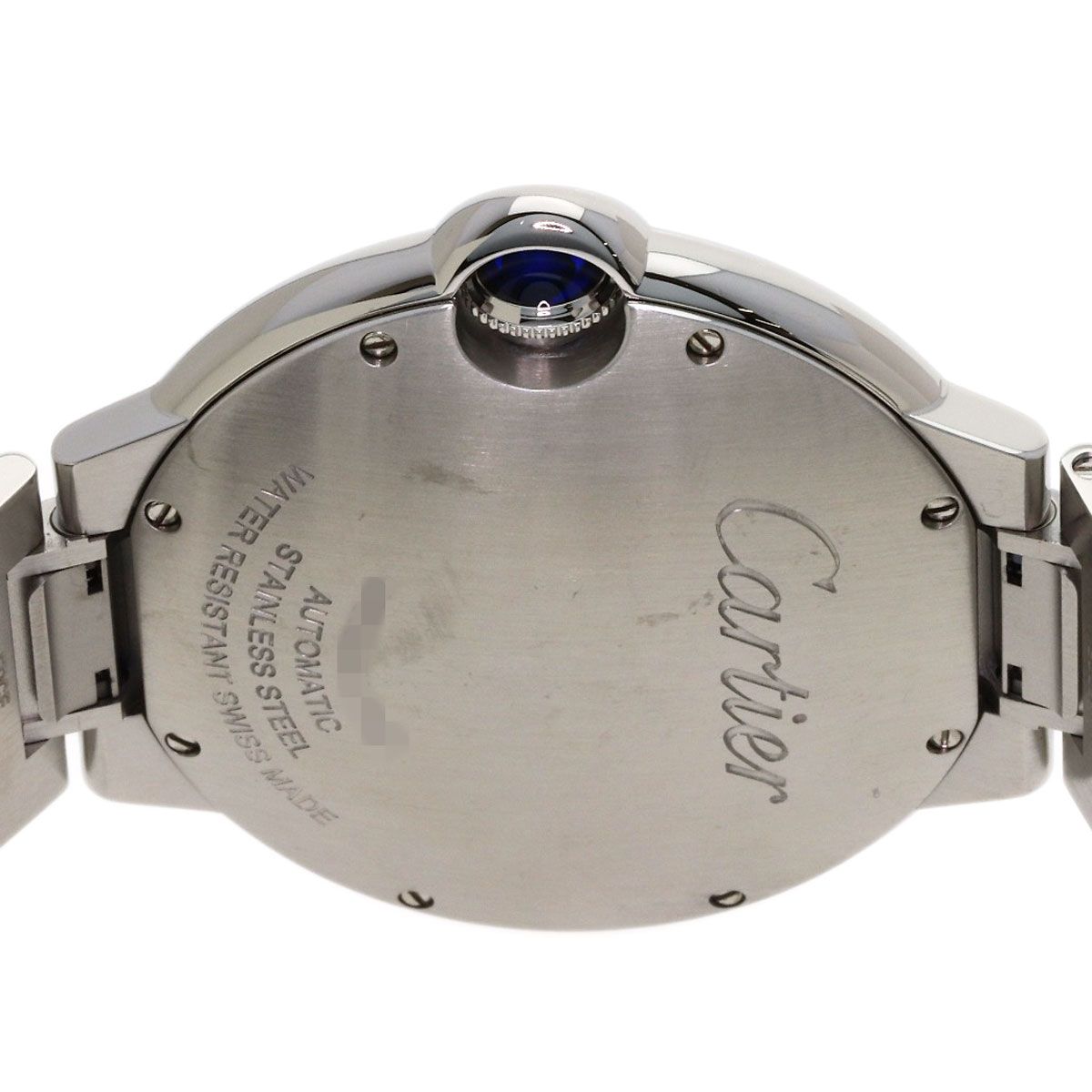 Cartier Baron Blue de 40 mm Watch SS — view 7