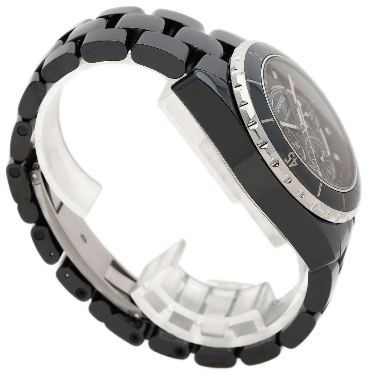 Chanel Chronograph 41 mm Diamond Watch Ceramic — view 2