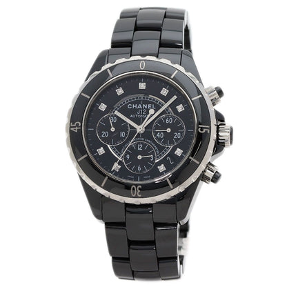 Chanel Chronograph 41 mm Diamond Watch Ceramic
