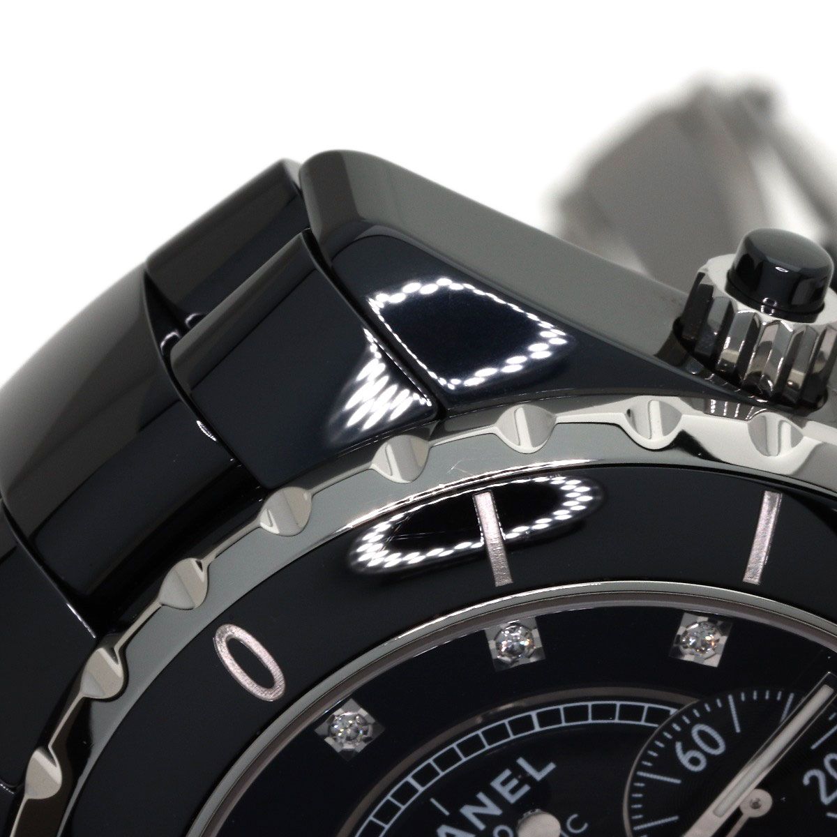 Chanel Chronograph 41 mm Diamond Watch Ceramic — view 9
