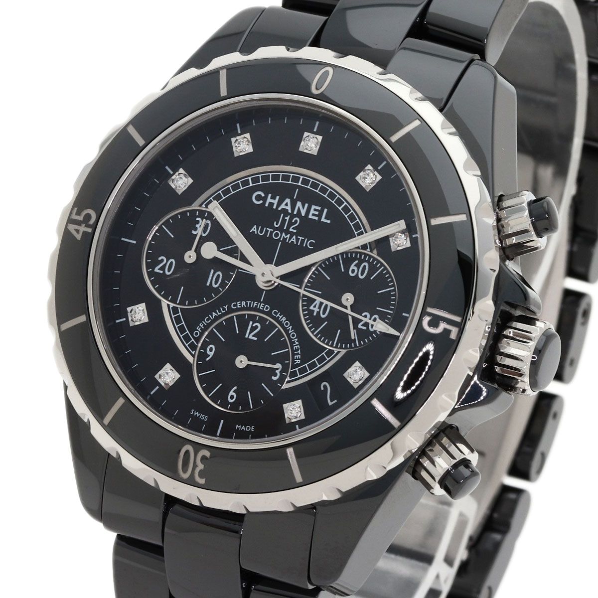 Chanel Chronograph 41 mm Diamond Watch Ceramic — view 3