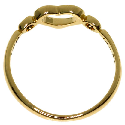 Tiffany & Co Open Heart Diamond Ring 18k Yellow Gold — view 4
