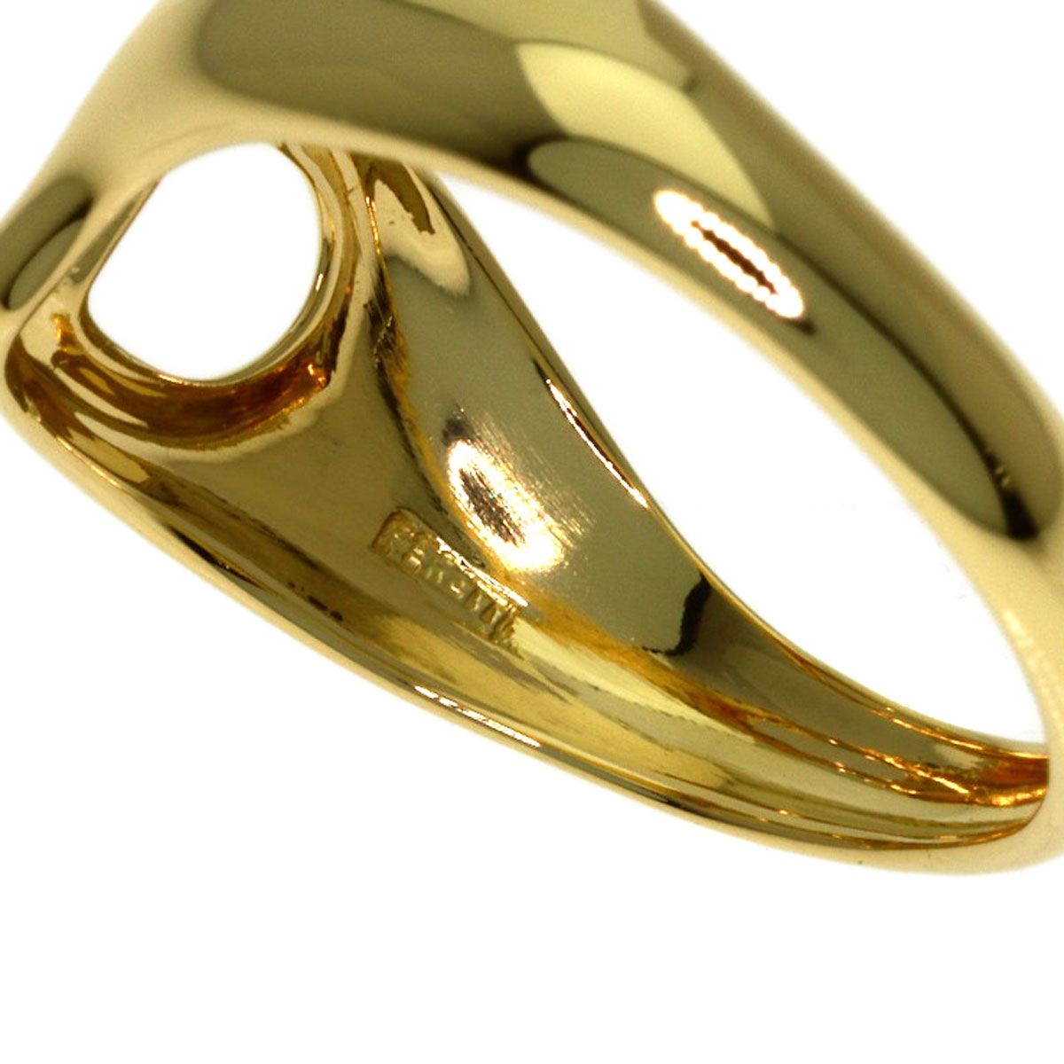 Tiffany & Co Open Heart Ring 18k Yellow Gold — view 6