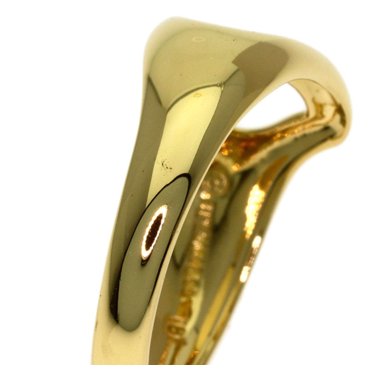 Tiffany & Co Open Heart Ring 18k Yellow Gold — view 8